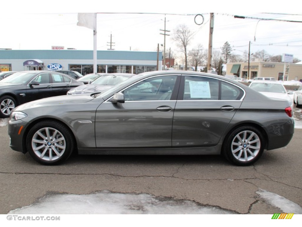2014 5 Series 535d xDrive Sedan - Callisto Grey Metallic / Black photo #6