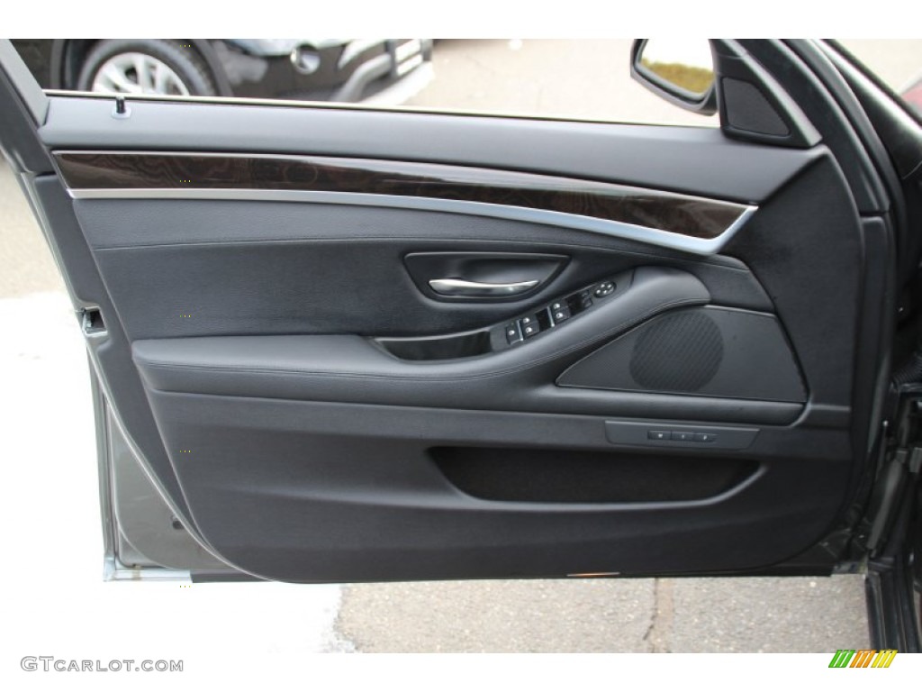 2014 5 Series 535d xDrive Sedan - Callisto Grey Metallic / Black photo #9
