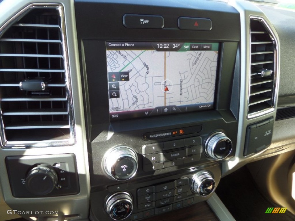 2015 Ford F150 Lariat SuperCrew 4x4 Navigation Photo #101331144