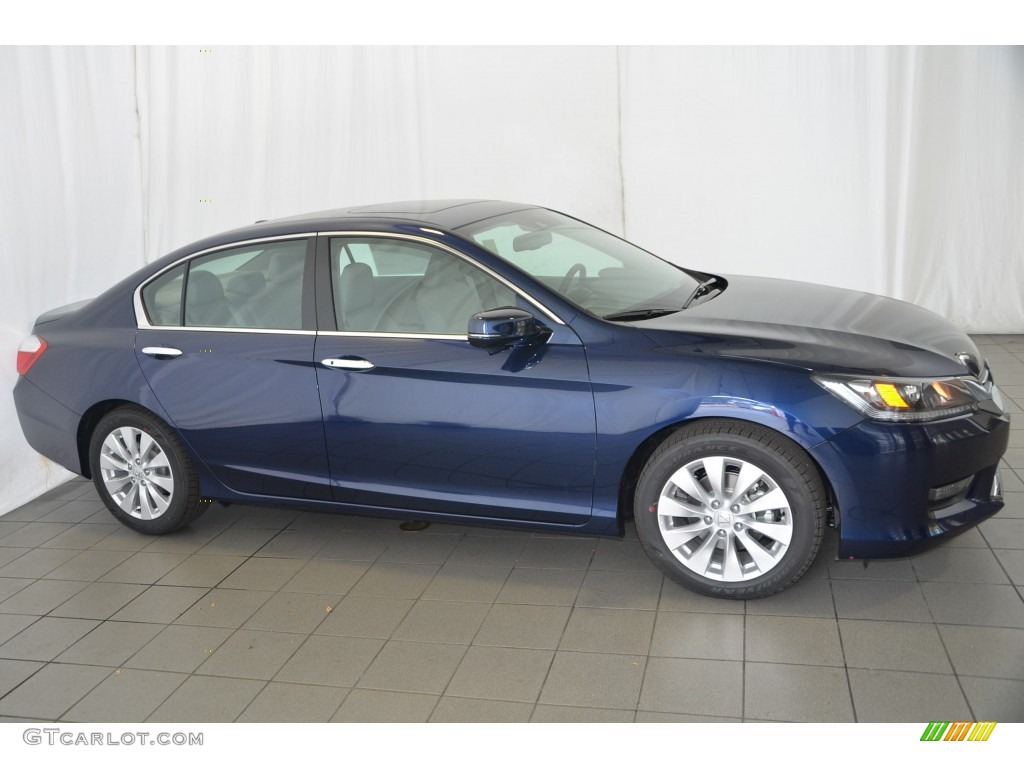 Obsidian Blue Pearl 2015 Honda Accord EX-L Sedan Exterior Photo #101331852