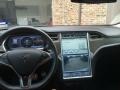 Black 2013 Tesla Model S P85 Performance Dashboard