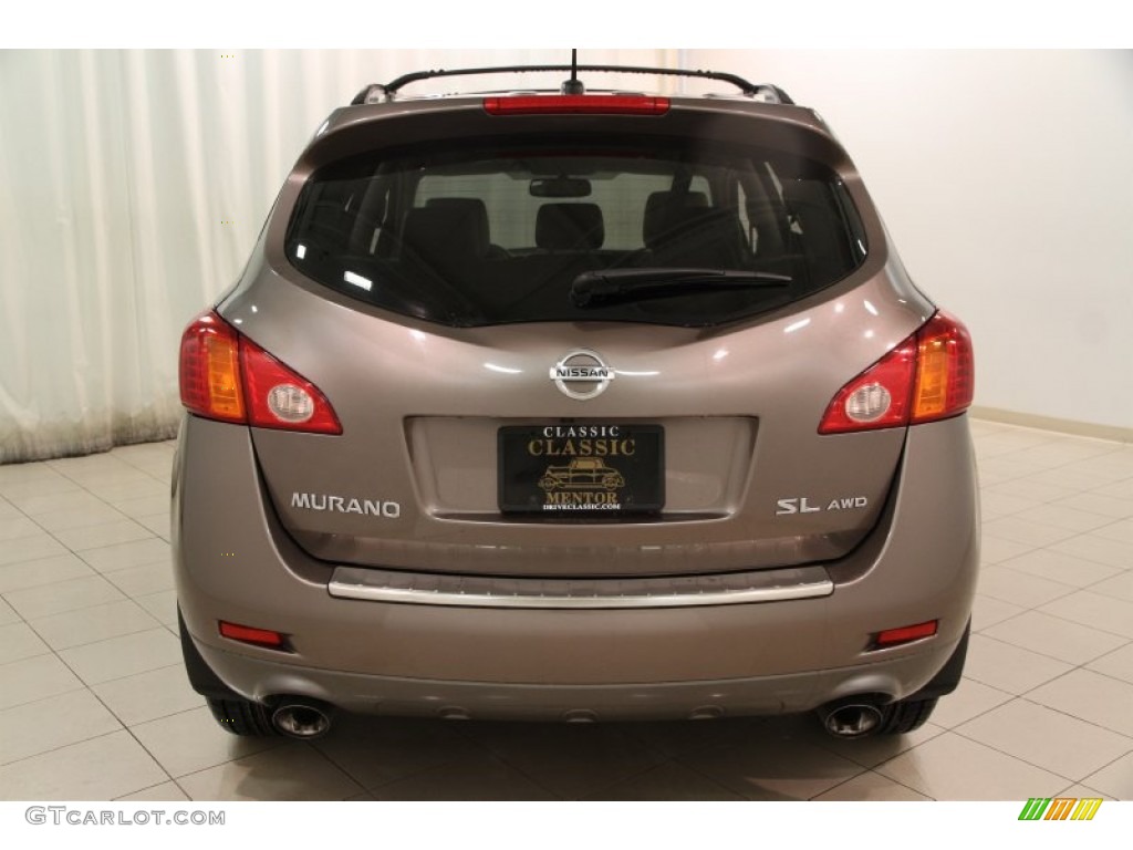 2009 Murano SL AWD - Tinted Bronze Metallic / Beige photo #20