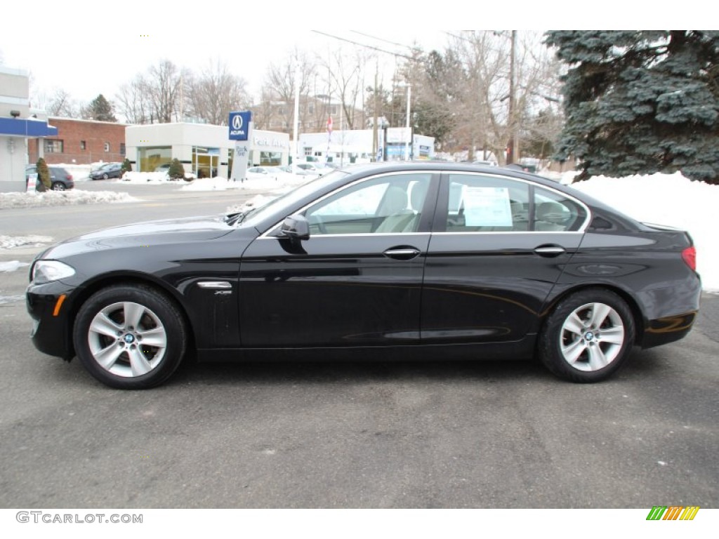 Jet Black 2012 BMW 5 Series 528i xDrive Sedan Exterior Photo #101333567
