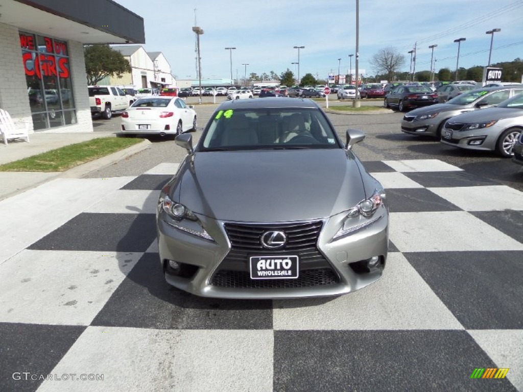 2014 IS 250 - Nebula Gray Pearl / Light Gray photo #2