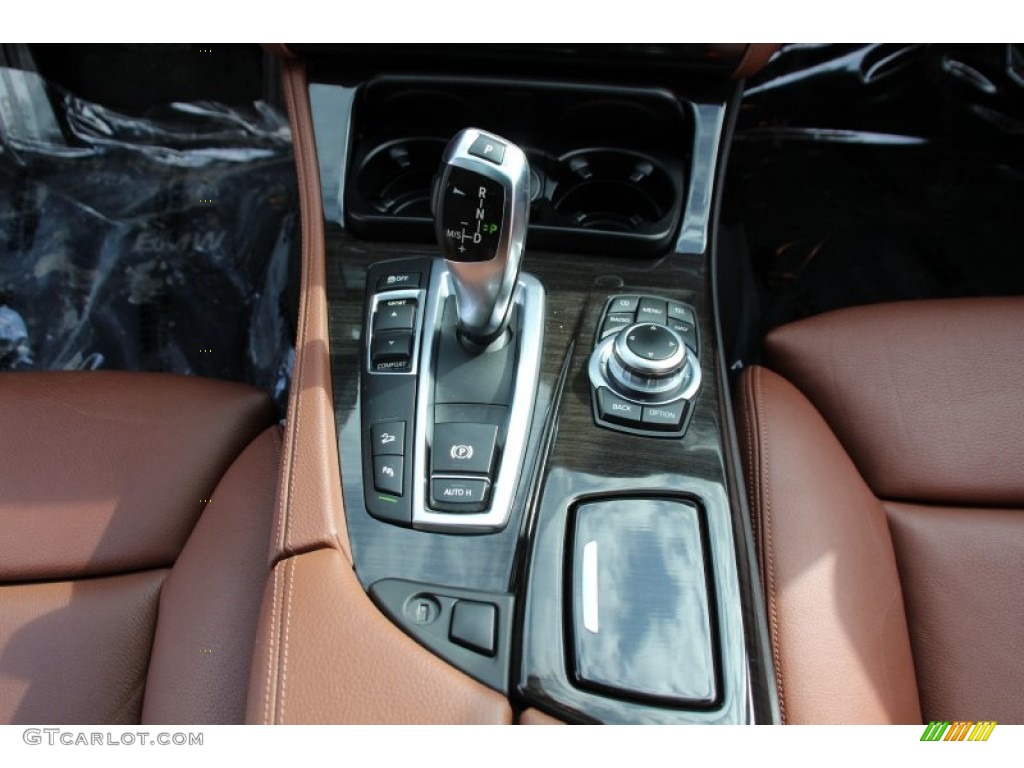 2012 5 Series 528i xDrive Sedan - Dark Graphite Metallic II / Cinnamon Brown photo #12