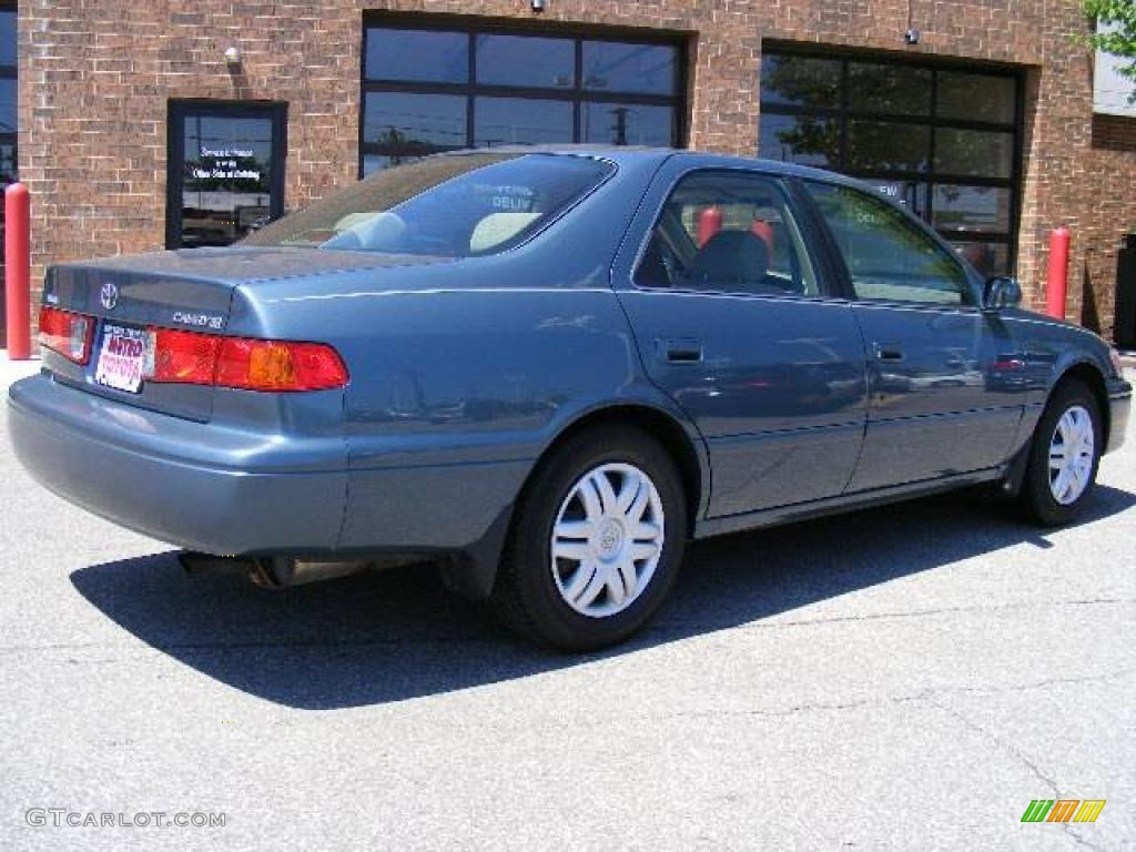 2000 Camry LE - Sailfin Blue Metallic / Oak photo #3