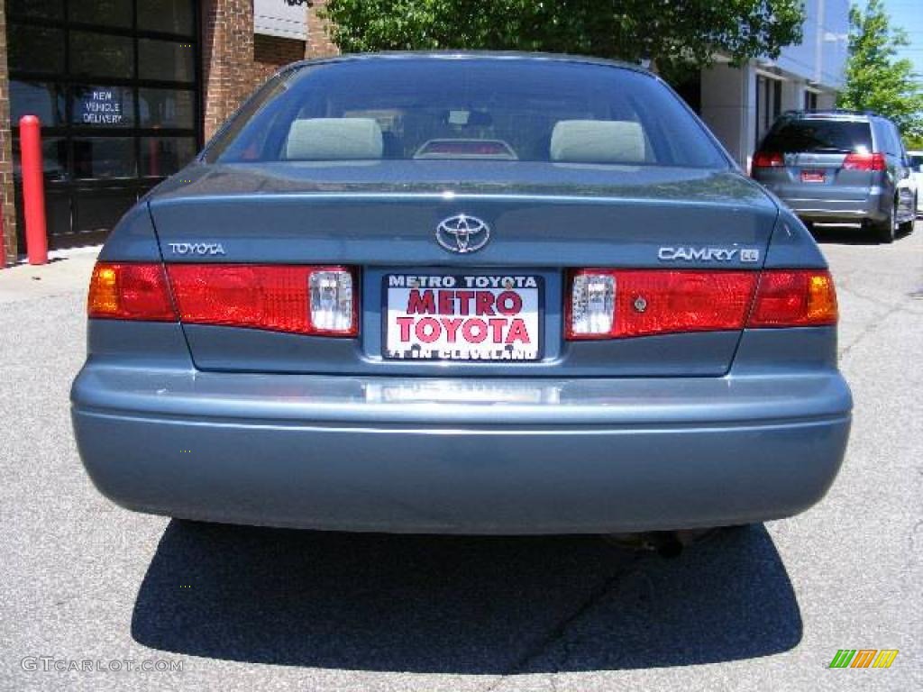 2000 Camry LE - Sailfin Blue Metallic / Oak photo #4