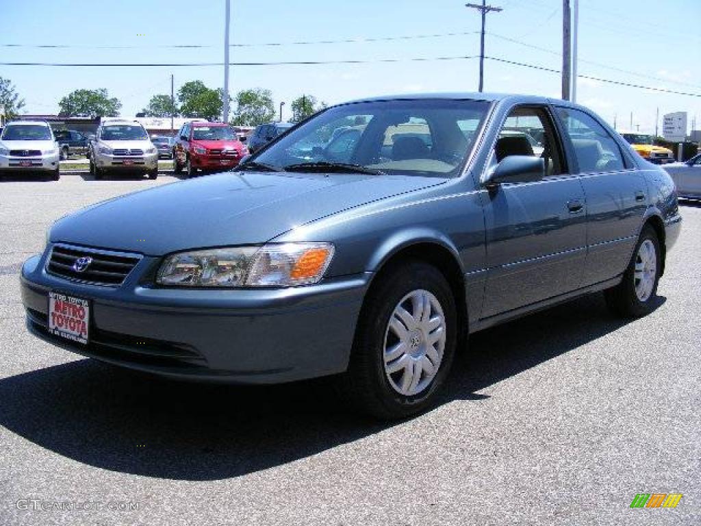 2000 Camry LE - Sailfin Blue Metallic / Oak photo #7