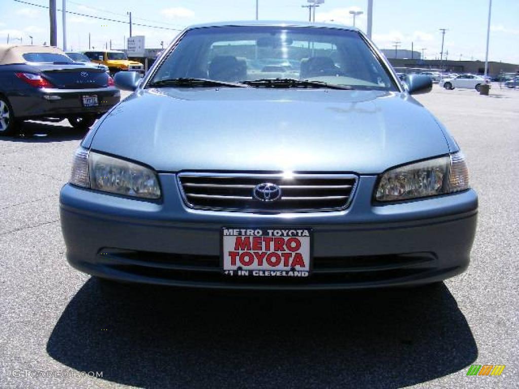 2000 Camry LE - Sailfin Blue Metallic / Oak photo #8
