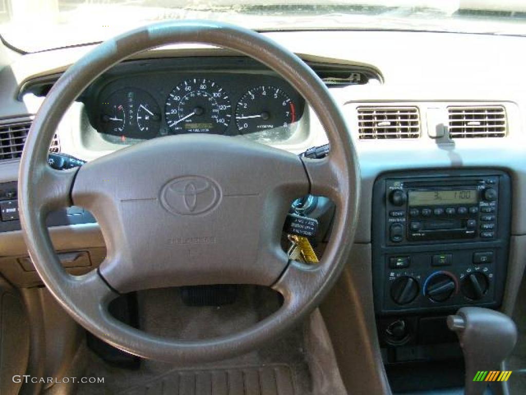 2000 Camry LE - Sailfin Blue Metallic / Oak photo #14