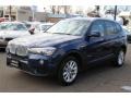 2015 Deep Sea Blue Metallic BMW X3 xDrive28i  photo #3