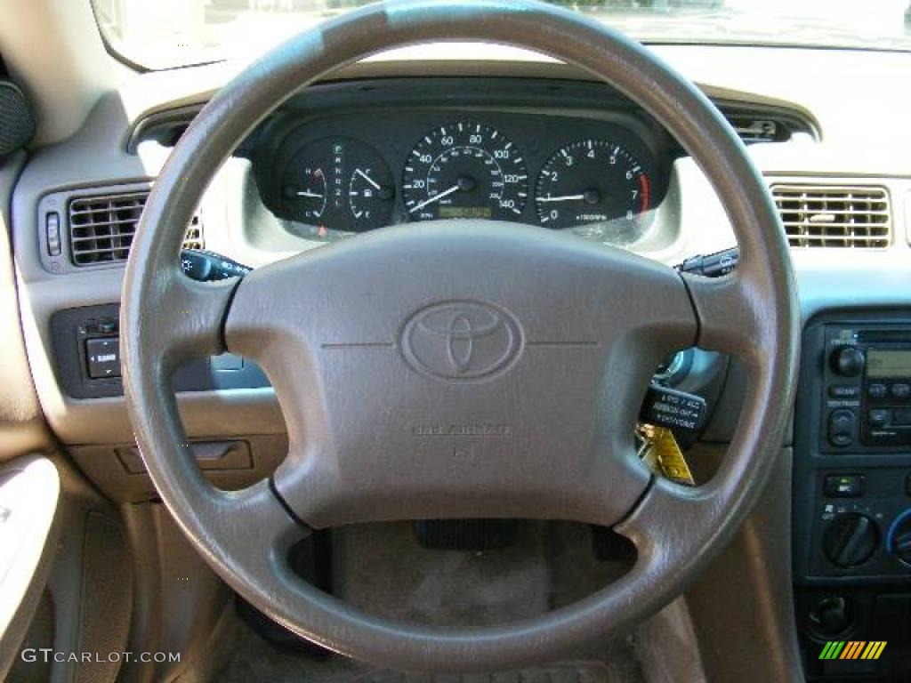 2000 Camry LE - Sailfin Blue Metallic / Oak photo #15