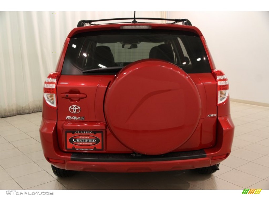 2011 RAV4 Limited 4WD - Barcelona Red Metallic / Ash photo #13