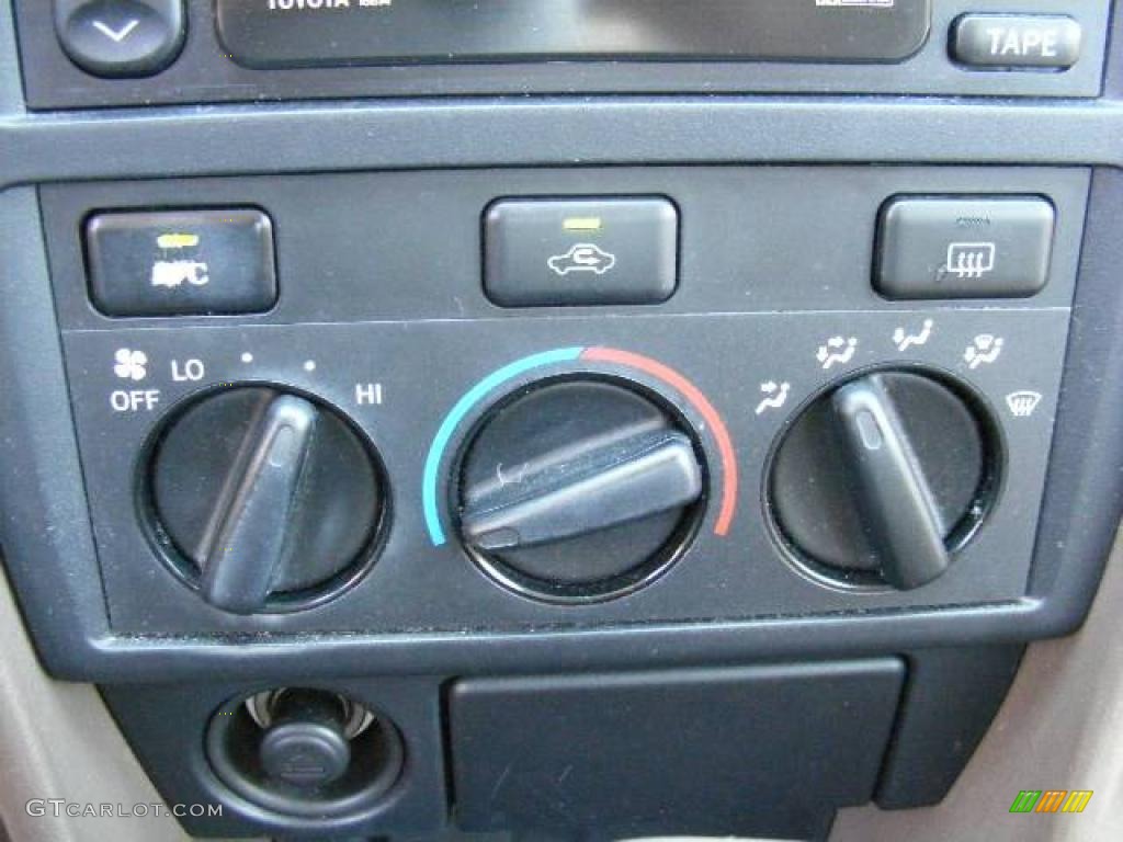 2000 Camry LE - Sailfin Blue Metallic / Oak photo #20