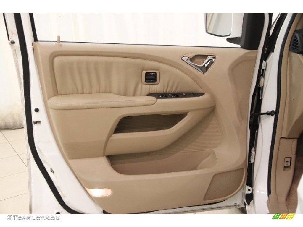 2006 Honda Odyssey Touring Ivory Door Panel Photo #101337603