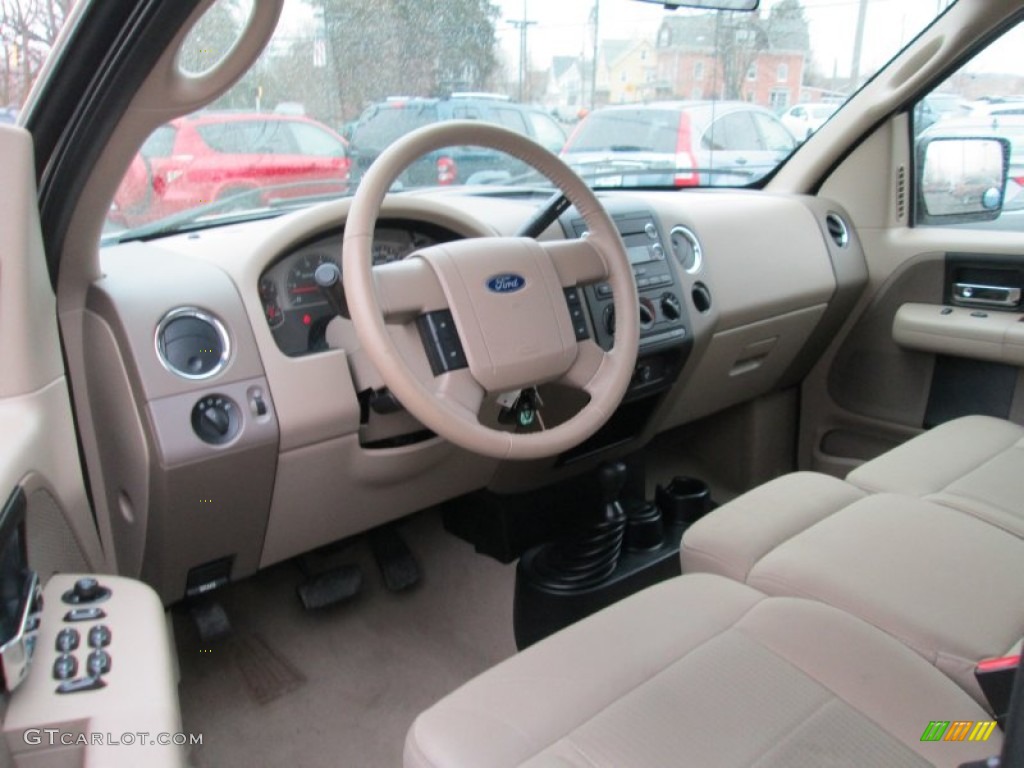 Tan Interior 2008 Ford F150 XLT SuperCab 4x4 Photo #101338074