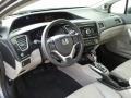 2013 Polished Metal Metallic Honda Civic LX Coupe  photo #10