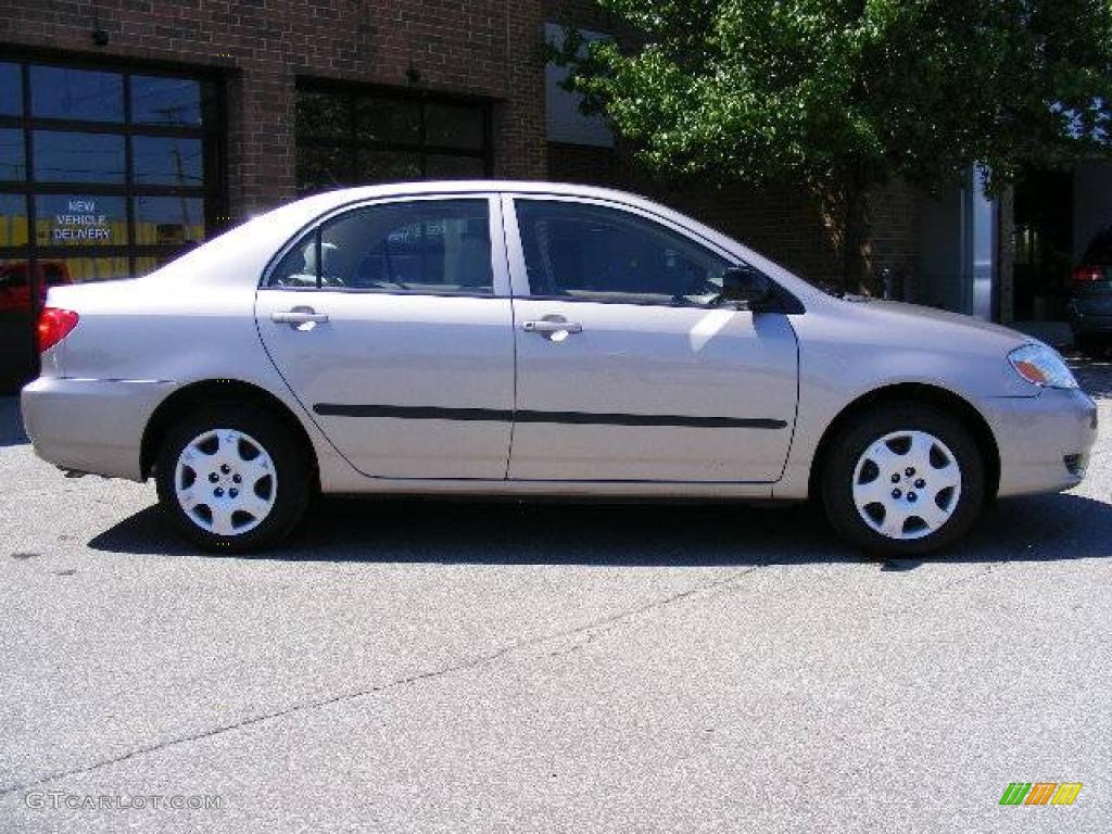 2003 Corolla CE - Sandrift Metallic / Pebble Beige photo #2