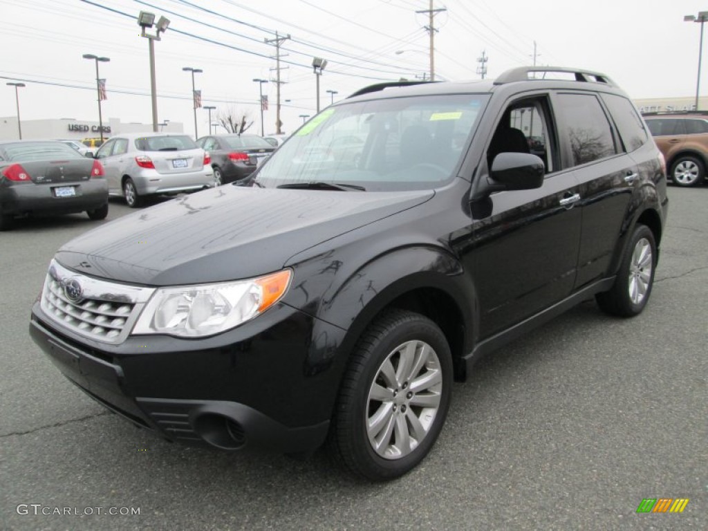 Obsidian Black Pearl 2012 Subaru Forester 2.5 X Premium Exterior Photo #101339192