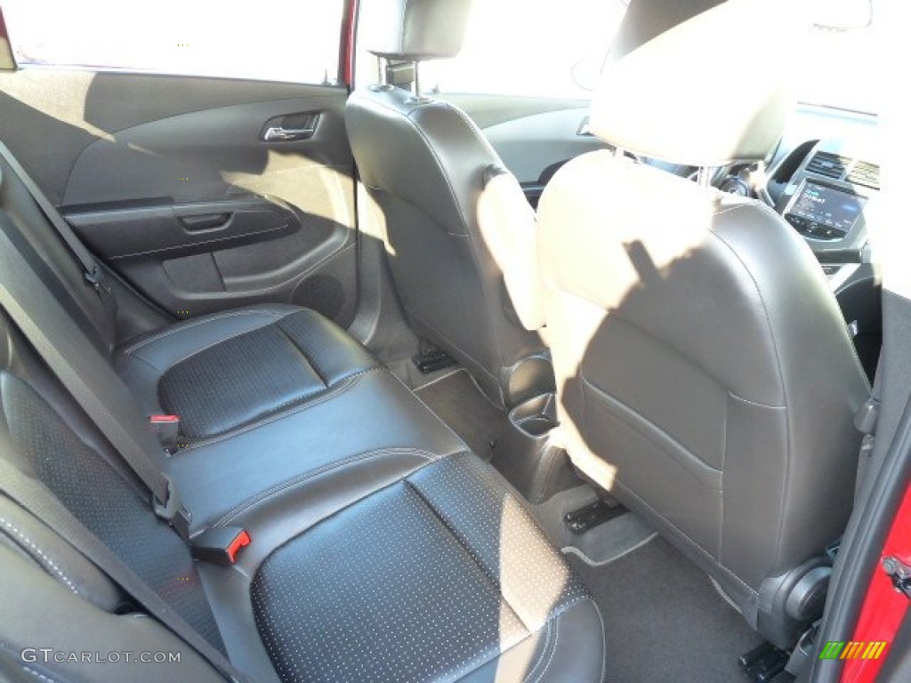 2014 Chevrolet Sonic LTZ Hatchback Rear Seat Photo #101339430