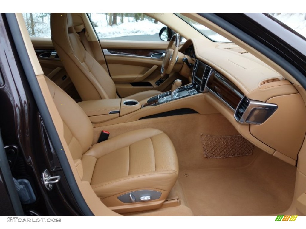 Luxor Beige Interior 2010 Porsche Panamera 4S Photo #101339469