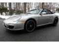 2012 Platinum Silver Metallic Porsche 911 Carrera 4 GTS Cabriolet  photo #9