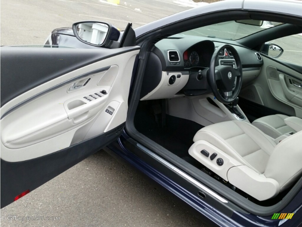 Moonrock Grey Interior 2009 Volkswagen Eos Komfort Photo #101339799