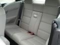 2009 Volkswagen Eos Moonrock Grey Interior Rear Seat Photo