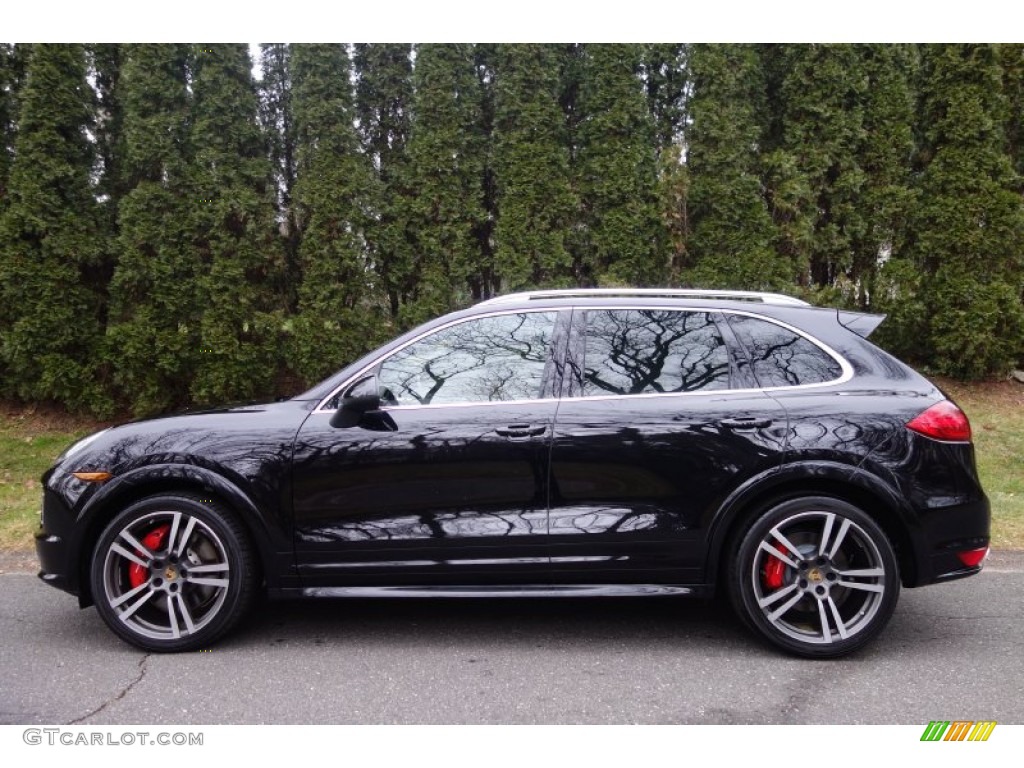Black 2014 Porsche Cayenne Turbo Exterior Photo #101340657