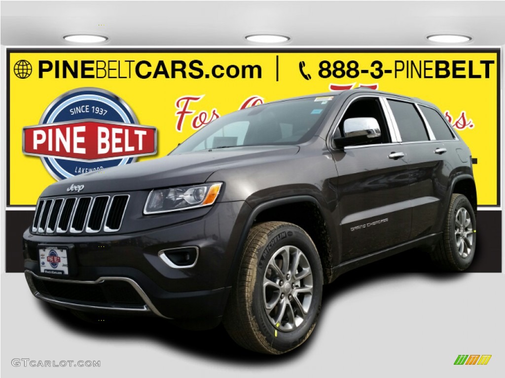 2015 Grand Cherokee Limited 4x4 - Maximum Steel Metallic / Black photo #1