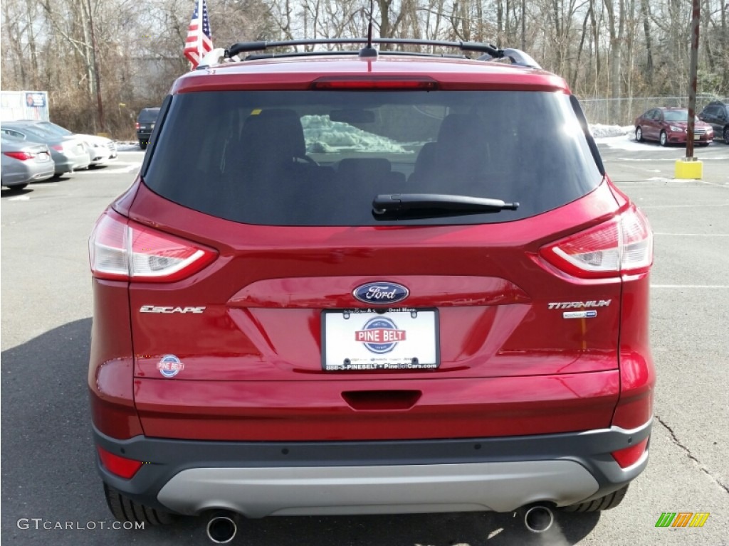 2013 Escape Titanium 2.0L EcoBoost 4WD - Ruby Red Metallic / Charcoal Black photo #8