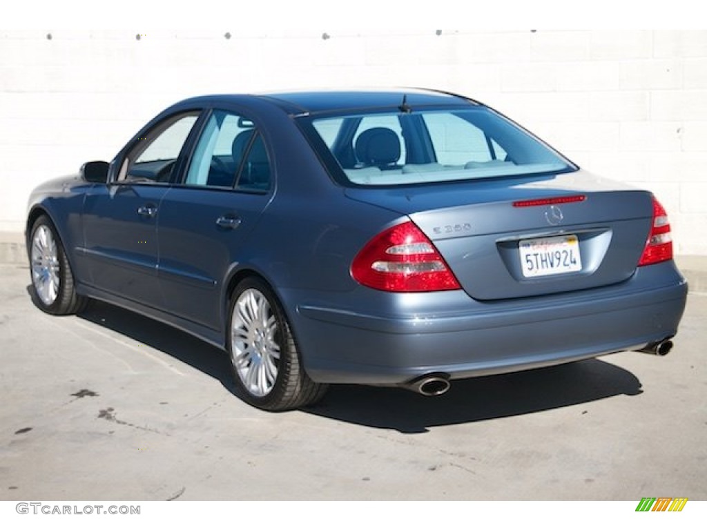 2006 E 350 Sedan - Platinum Blue Metallic / Ash photo #2