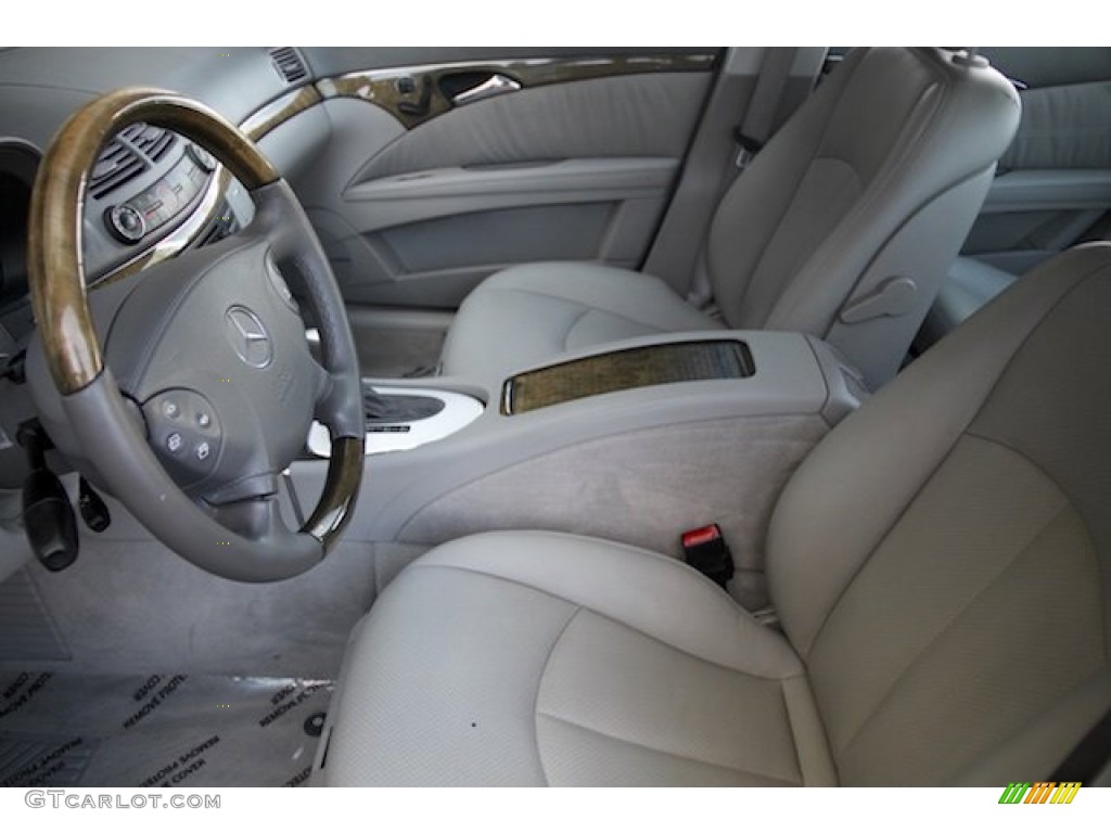 2006 E 350 Sedan - Platinum Blue Metallic / Ash photo #3