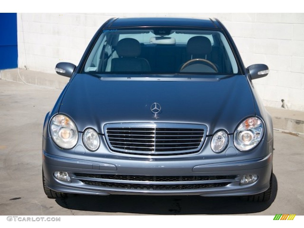2006 E 350 Sedan - Platinum Blue Metallic / Ash photo #7
