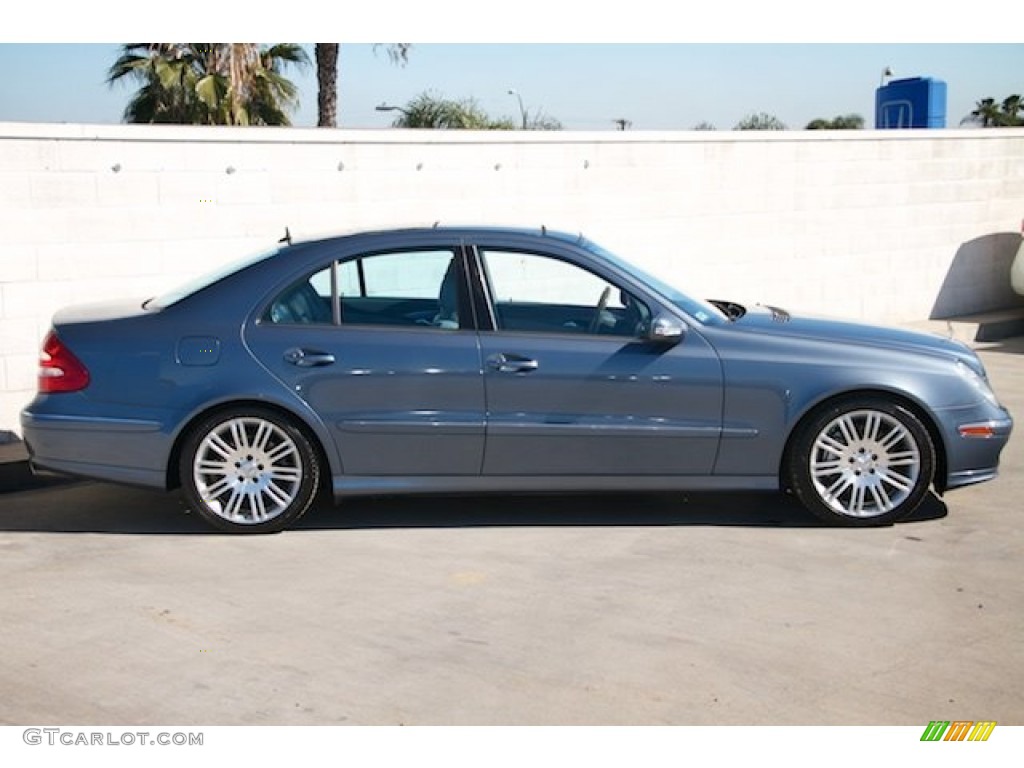 2006 E 350 Sedan - Platinum Blue Metallic / Ash photo #8