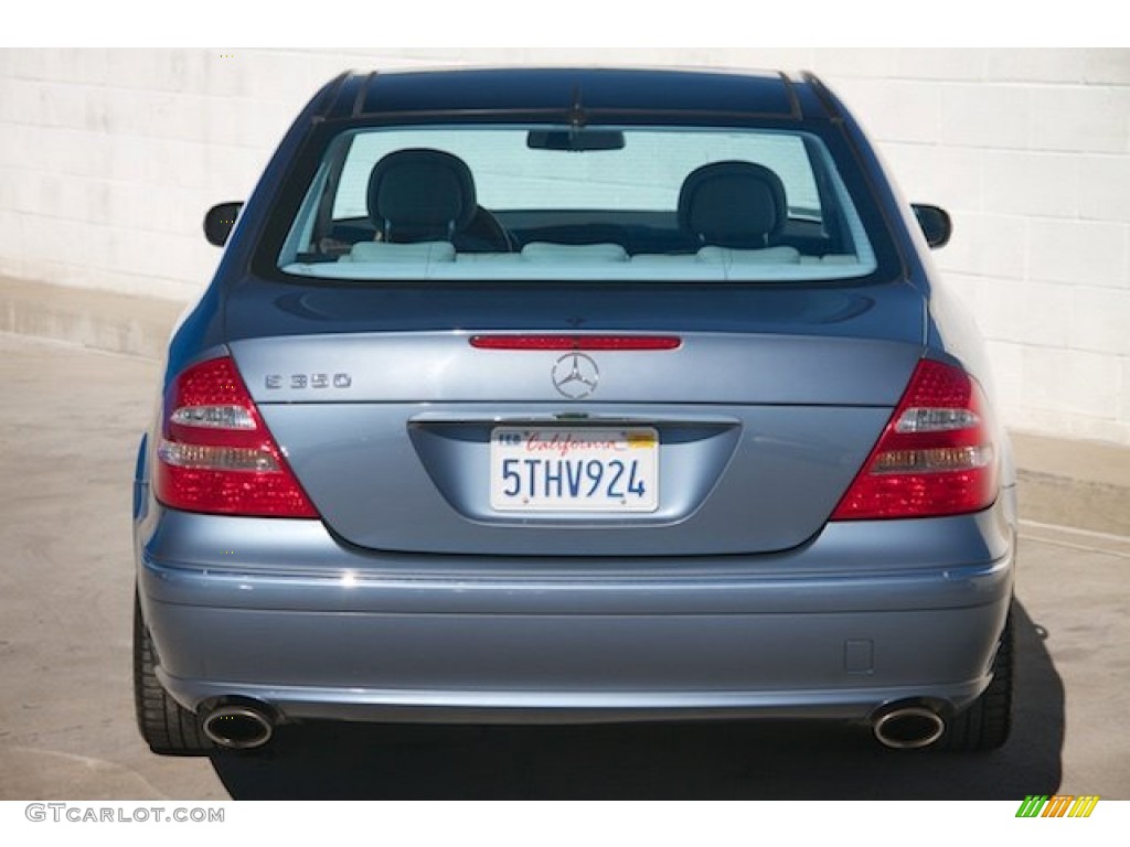 2006 E 350 Sedan - Platinum Blue Metallic / Ash photo #9