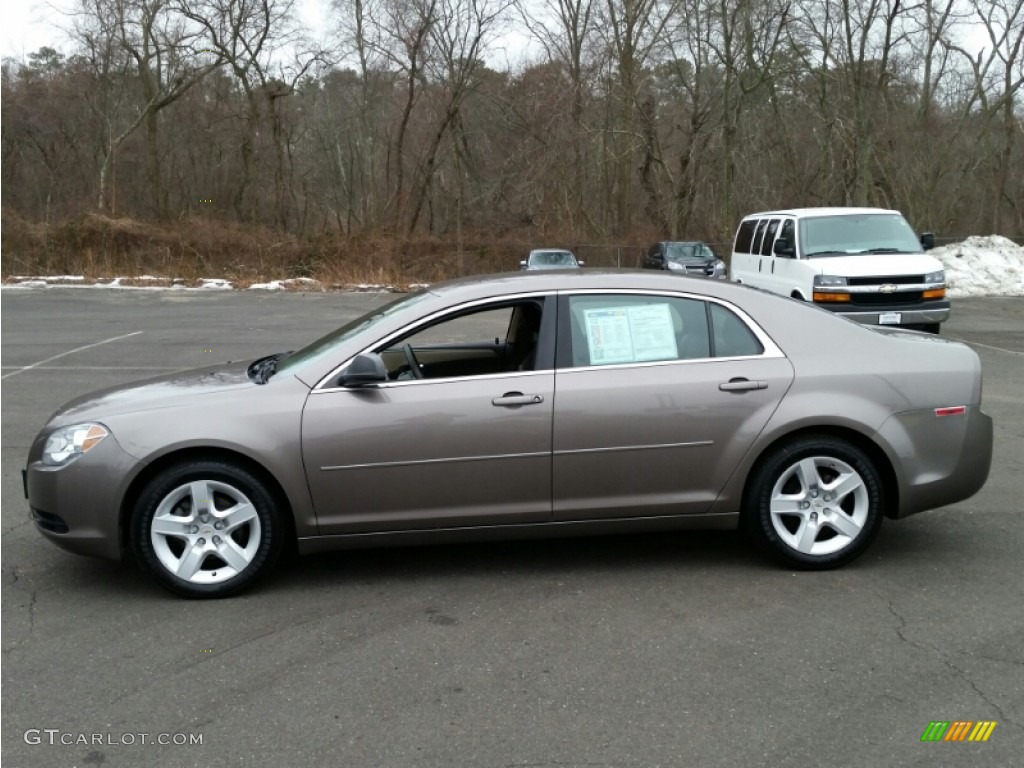 Mocha Steel Metallic 2010 Chevrolet Malibu LS Sedan Exterior Photo #101345559