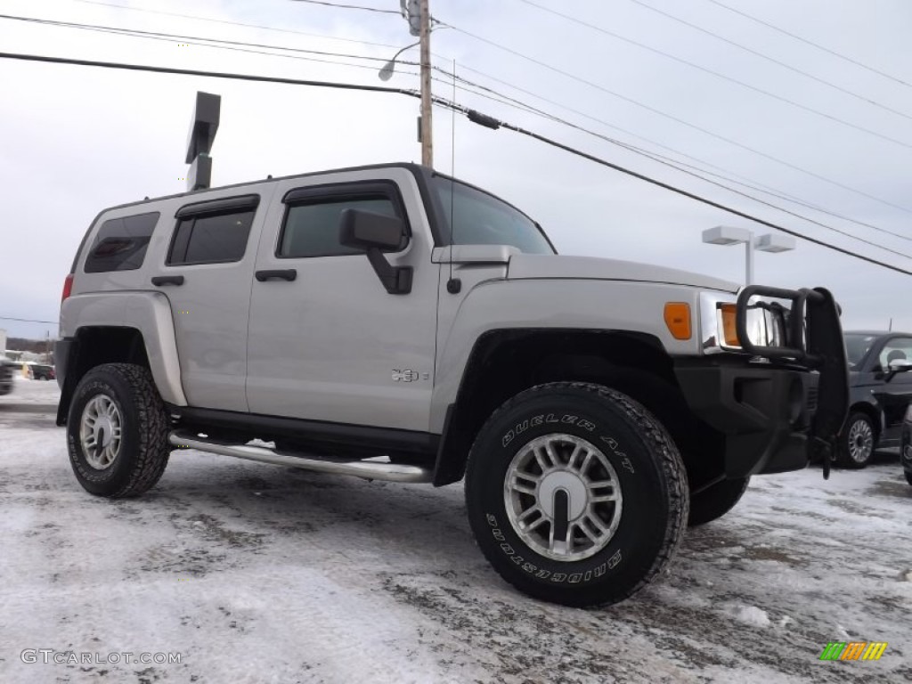 Boulder Gray Metallic 2006 Hummer H3 Standard H3 Model Exterior Photo #101345666