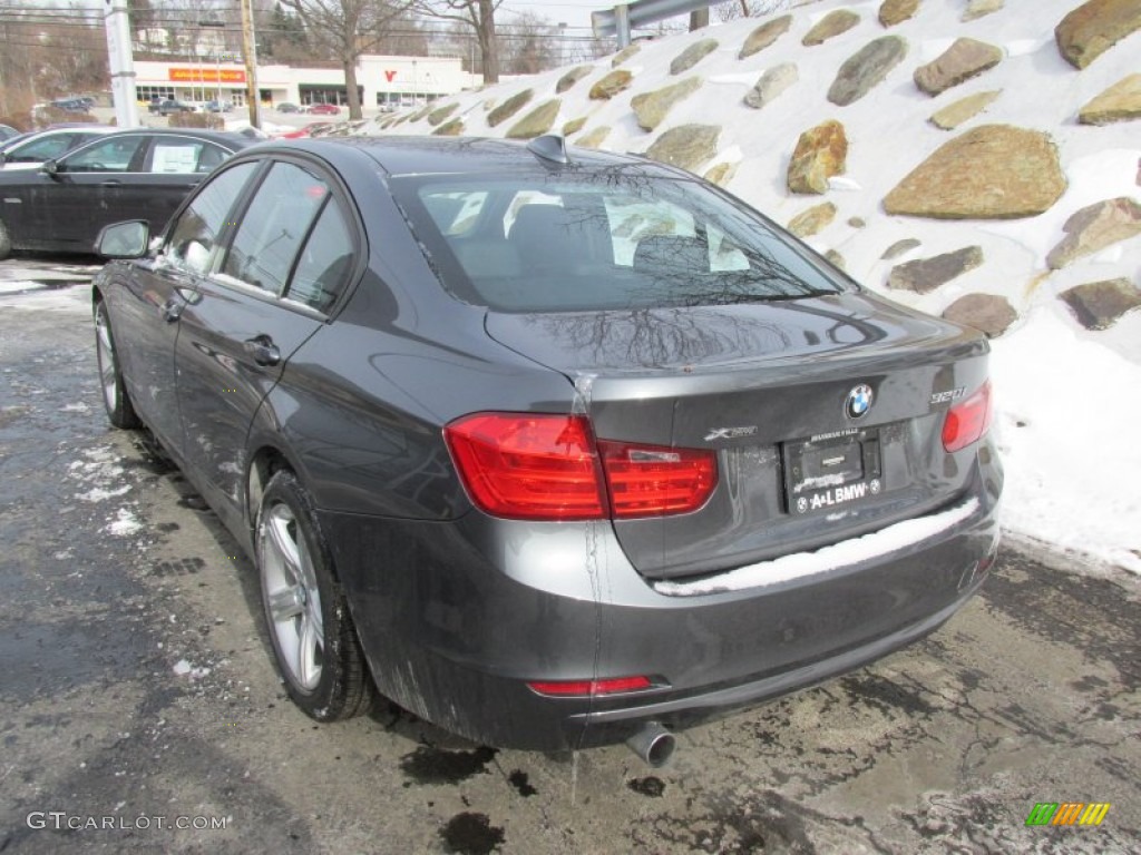 2015 3 Series 320i xDrive Sedan - Mineral Grey Metallic / Black photo #4