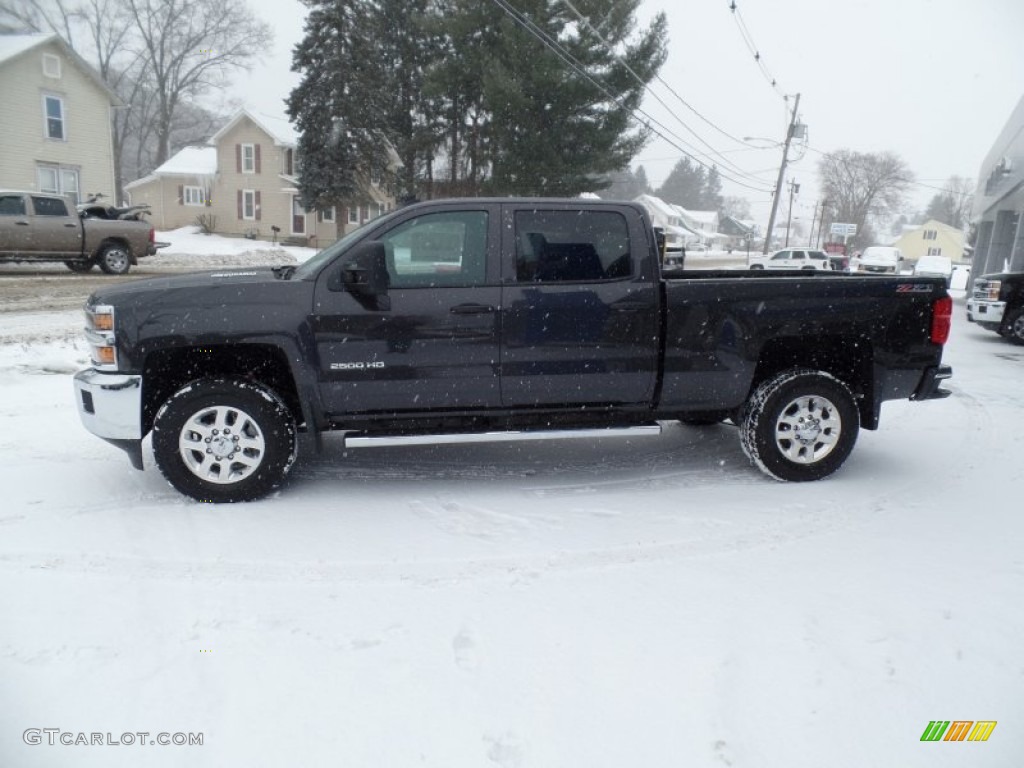 Tungsten Metallic 2015 Chevrolet Silverado 2500HD LT Crew Cab 4x4 Exterior Photo #101346954