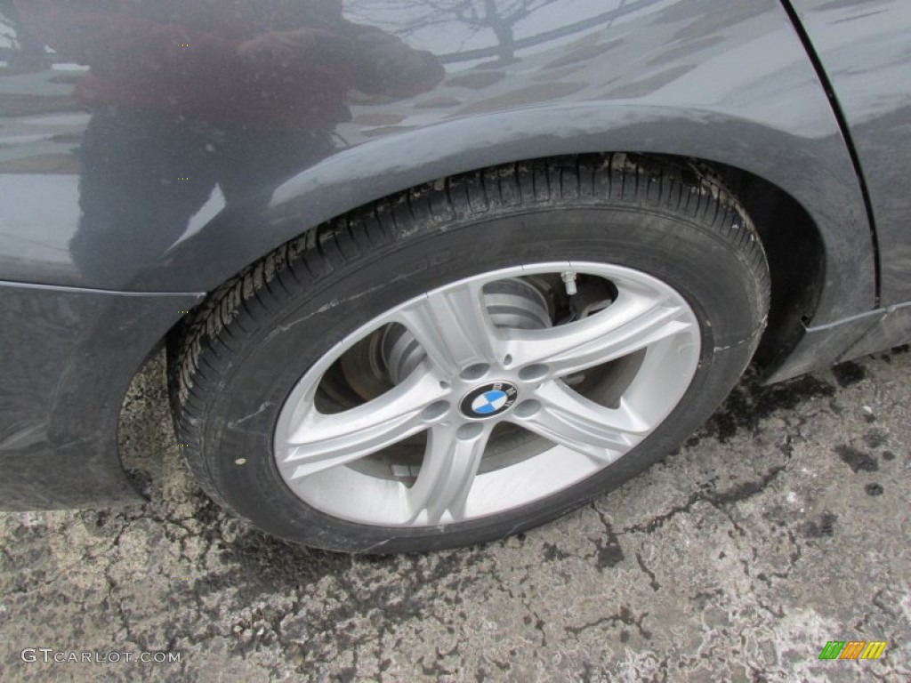 2015 3 Series 320i xDrive Sedan - Mineral Grey Metallic / Black photo #6