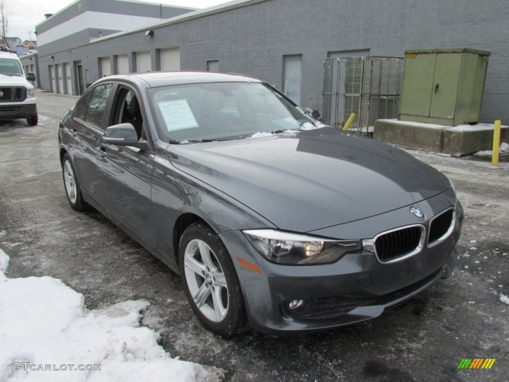 2015 3 Series 320i xDrive Sedan - Mineral Grey Metallic / Black photo #7