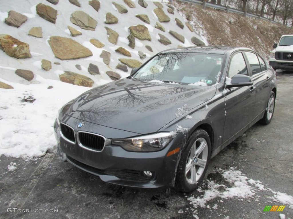 2015 3 Series 320i xDrive Sedan - Mineral Grey Metallic / Black photo #9