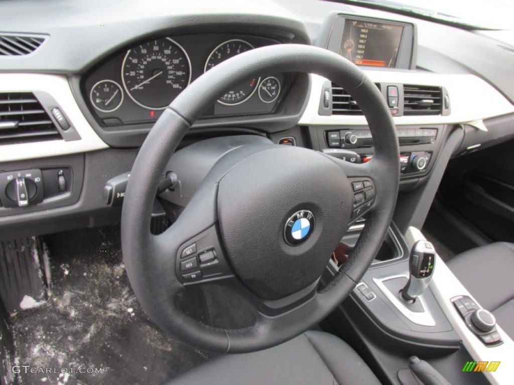 2015 3 Series 320i xDrive Sedan - Mineral Grey Metallic / Black photo #14