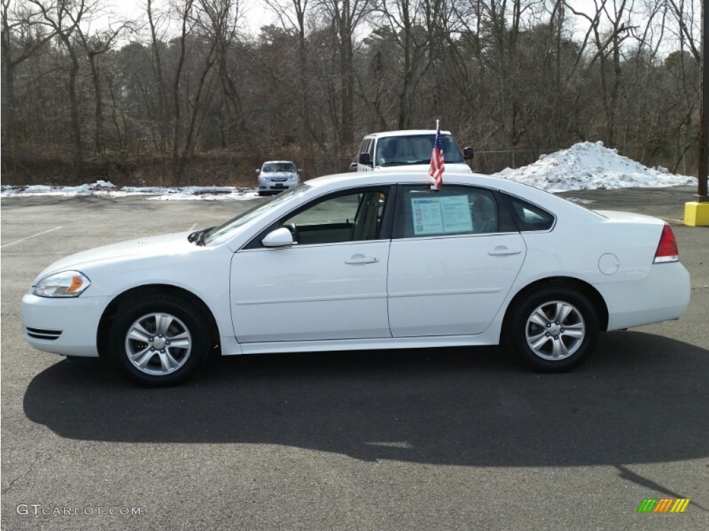 2012 Impala LS - Summit White / Gray photo #10