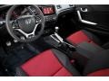 Si Black/Red 2015 Honda Civic Si Coupe Interior Color