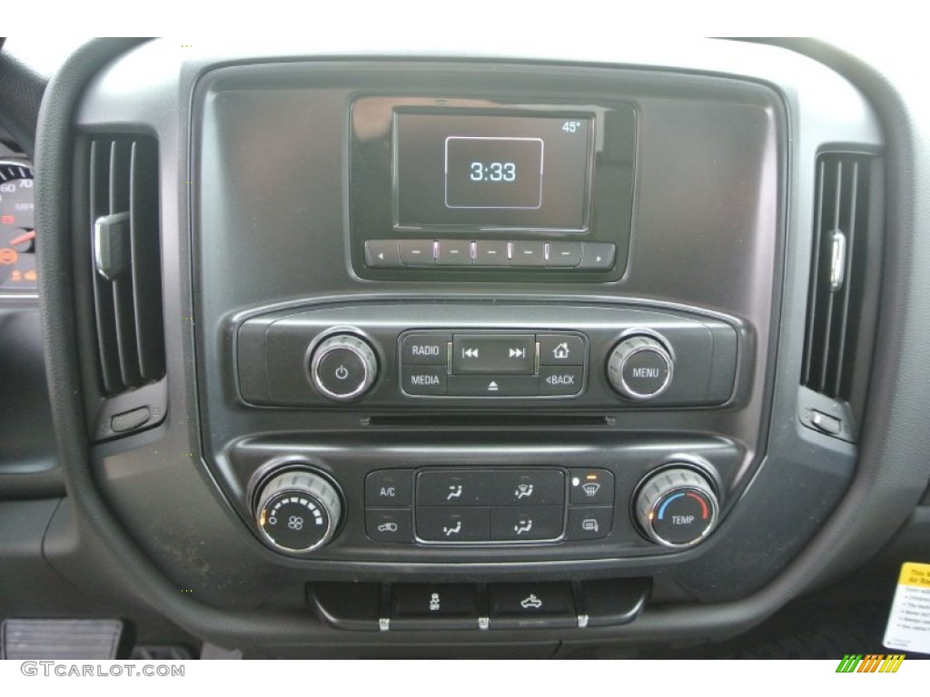 2015 Silverado 1500 WT Double Cab 4x4 - Silver Ice Metallic / Dark Ash/Jet Black photo #11