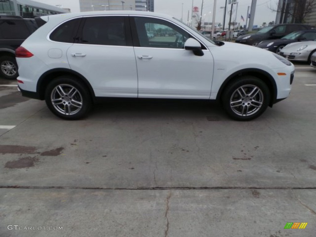 Carrara White Metallic 2015 Porsche Cayenne Diesel Exterior Photo #101349777