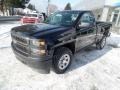 2015 Black Chevrolet Silverado 1500 WT Regular Cab 4x4  photo #2