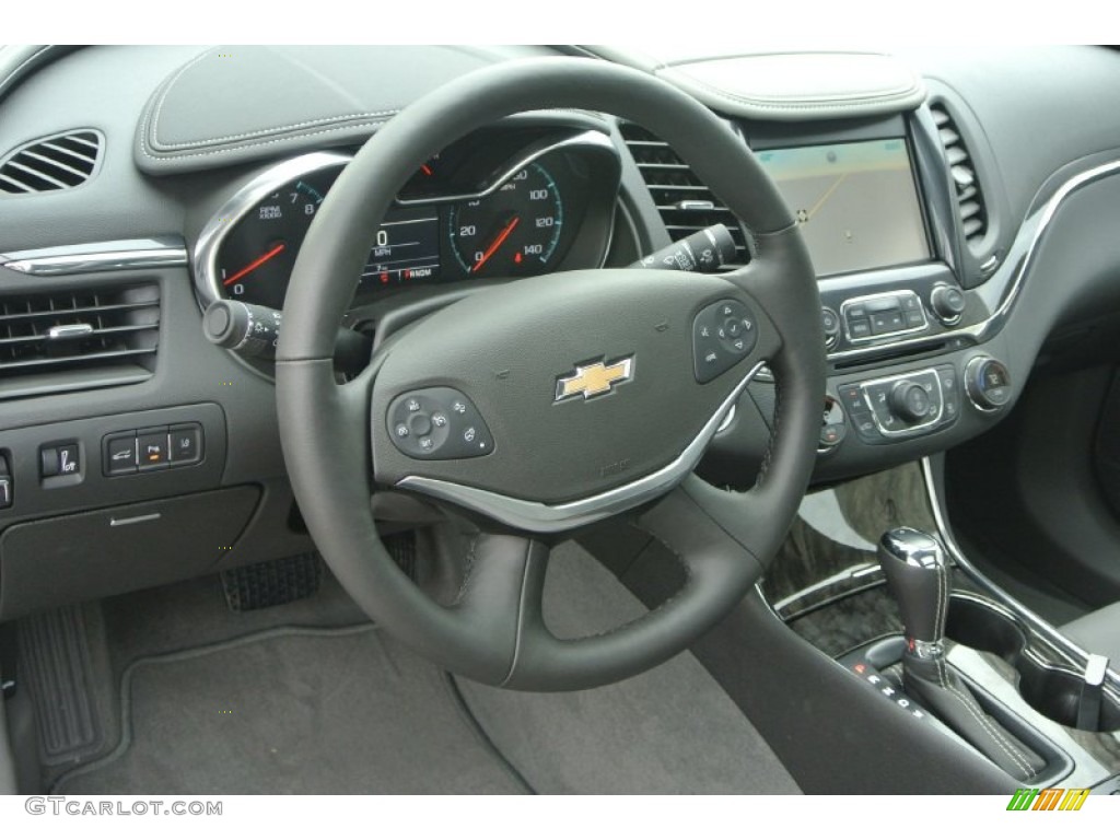 2015 Impala LTZ - Silver Topaz Metallic / Jet Black/Dark Titanium photo #23